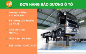 CHỈ CẦN 35 Triệu – Đơn hàng bảo dưỡng ô tô tại Miyagi Nhật Bản