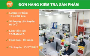 CHỈ 35 Triệu – Tuyển 6 nữ Đơn hàng kiểm tra sản phẩm tại Yamagata Nhật Bản